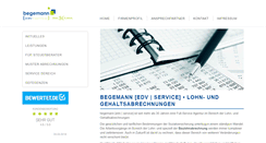 Desktop Screenshot of begemann-edv.de