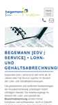 Mobile Screenshot of begemann-edv.de
